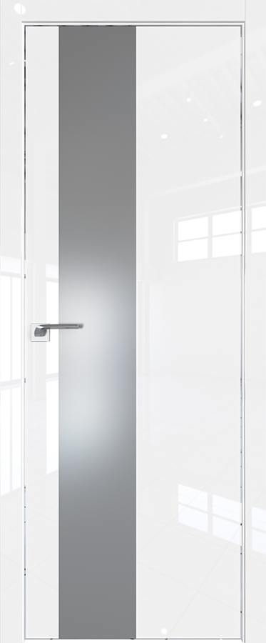 5LK серебряный мат.лак 800*2000 Белый люкс хром с 4-х сторон