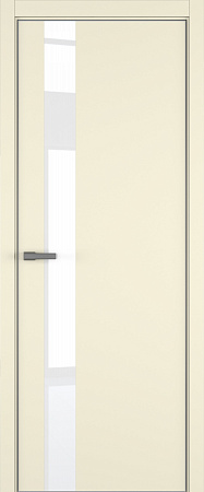 H3 ДО ART Lite Lacobel White Pure 800*2000 Жемчужно-перламутровая эмаль (43) ALU Серая