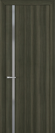 Квалитет К1 Silver Grey 800*2000 Дуб темный ABS зпп Eclipse 2.0 под 2 петли зпз 196