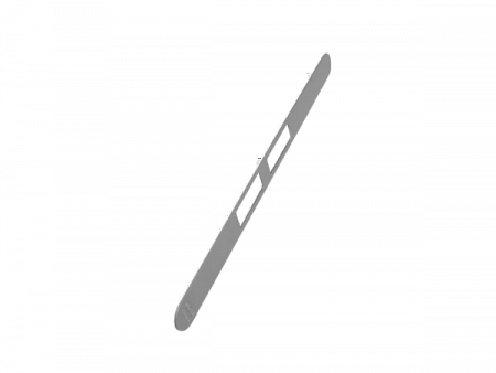 Лицевая планка для защелок TOUCH B01120.31.34 СЕРАЯ