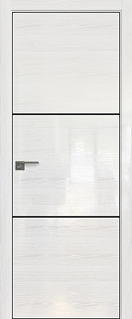 2STK 800*2000 Pine white glossy хром черная с 4-х сторон