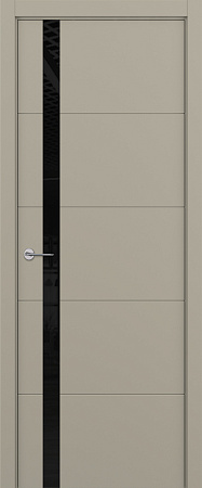 Groove ДО ART Lite черный лак 800*2000 Серый шелк эмаль (43)