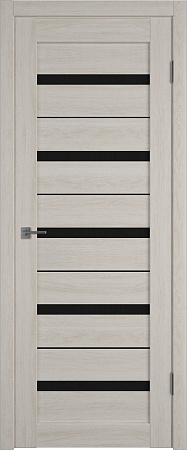 Atum Pro AL7 BLACK gloss 800*2000 Scansom Oak молдинг черный