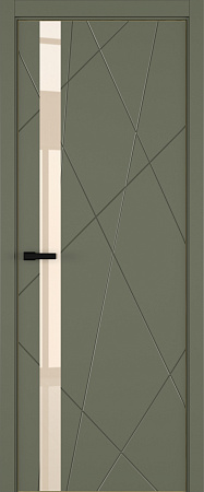 Chaos ДО ART Lite бежевый лак 800*2000 Оливковая эмаль ALU Золотая 2 петли зпз 196