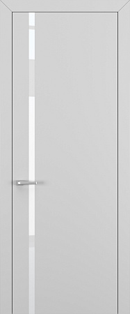 Квалитет К1 White Pure 800*2000 Матовый Серый ABS зпп Eclipse 2.0 под 2 петли зпз 196