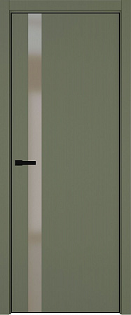 H2 ДО ART Lite бронза мат. 800*2000 Оливковая эмаль ALU Черная под 2 петли зпз 196