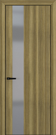 Квалитет К3 Silver Grey 800*2000 Дуб серый ALU Черная зпп Eclipse под 2 петли зпз 196
