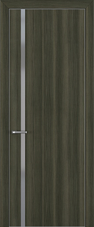 Квалитет К1 Silver Grey 800*2000 Дуб темный ALU Серая зпп Eclipse 2.0 под 2 петли зпз 196