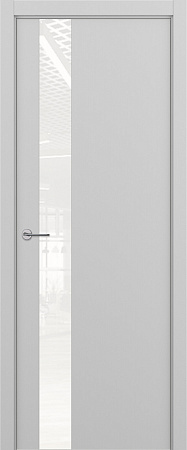 H3 ДО ART Lite Lacobel White Pure 800*2000 Светло-серая эмаль (43)