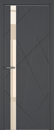 Chaos ДО ART Lite бежевый лак 800*2000 Темно-серая эмаль ALU Серая 2 петли зпз 196