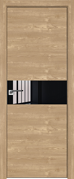 4ZN 1 отв. черный лак 800*2000 Каштан натуральный Black Edition с 4-х сторон зпп Eclipse зпз 190