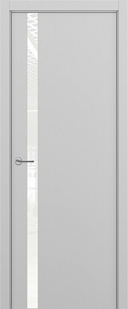 H2 ДО ART Lite Lacobel White Pure 800*2000 Светло-серая эмаль (43)