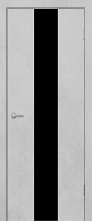ST13 ДО черный лак 800*2000 Бетон белый
