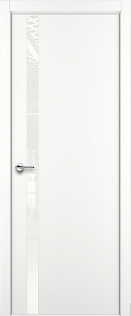 H2 ДО ART Lite Lacobel White Pure 800*2000 Белая эмаль (43)
