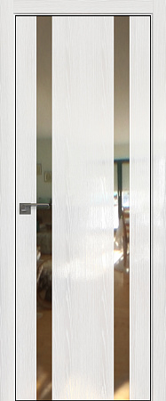 9STK зеркало 800*2000 Pine white glossy хром черная с 4-х сторон