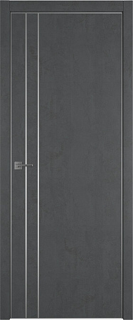 Urban 2 V 800*2000 Jet loft Silver Edge молдинг серебро зпп Eclipse зпз 196