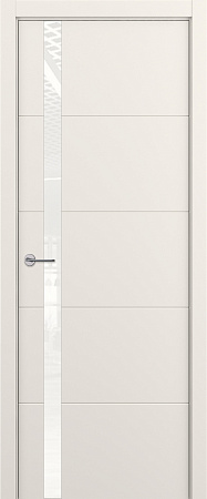 Groove ДО ART Lite Lacobel White Pure 800*2000 Жемчужно-перламутровая эмаль (43)