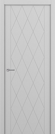 Rombo ДГ ART Lite 800*2000 Светло-серая эмаль (43)