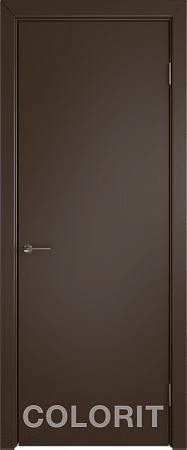 К6 COLORIT ДГ 800*2000 Шоколад эмаль