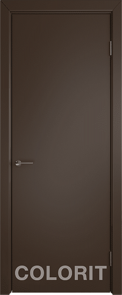 К6 COLORIT ДГ 800*2000 Шоколад эмаль