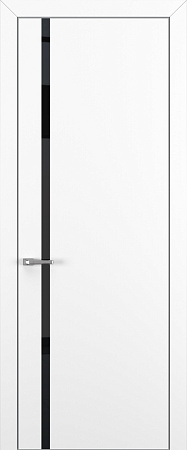 Квалитет К1 Black Classic 800*2000 Белый матовый ALU Серая зпп Eclipse 2.0 под 2 петли зпз 196