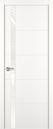 Groove ДО ART Lite Lacobel White Pure 800*2000 Белая эмаль (43)