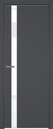 H2 ДО ART Lite Lacobel White Pure 800*2000 Темно-серая эмаль ALU Серая под 2 петли зпз 196