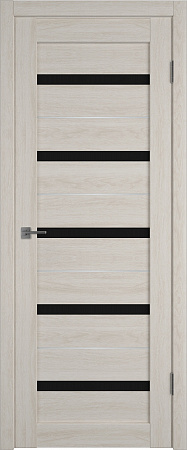 Atum Pro AL7 BLACK gloss 800*2000 Scansom Oak молдинг серебро