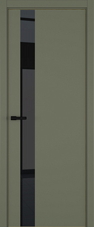 H3 ДО ART Lite черный лак 800*2000 Оливковая эмаль ALU Золотая под 2 петли зпз 196